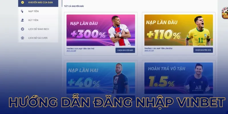 Top trò chơi đáng trải nghiệm khi đăng nhập Vinbet 